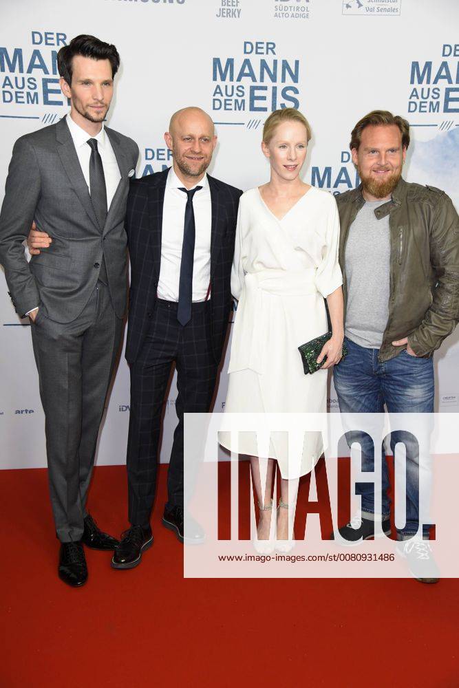 Sabin Tambrea Juergen Vogel Susanne WUEST Axel Stone at the public premiere from the Man out the Ice in Zoo Palace in Berlin at 21 11 2017