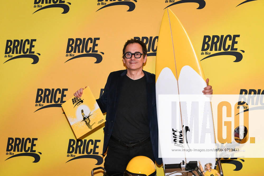 Preview of the film Brice de Nice in Paris FA French film director James Huth poses for a photo-call for the film Brice de Nice at the Grand Rex Cinema in Paris, on April 6, 2025. Photo by Firas Abdullah ABACAPRESS.COM Paris Ile-de-France France