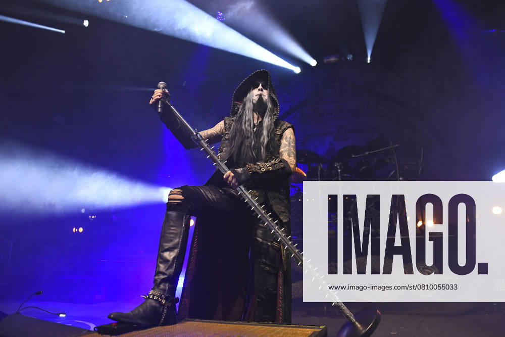 Dimmu Borgir performing at The Forum in London. LONDON, ENGLAND - JANUARY 22: Shagrath (Stian Tomt Thoresen) of Dimmu Borgir performing at The Forum on January 22, 2020 in London, England. CAP MAR MAR Great Britain UK