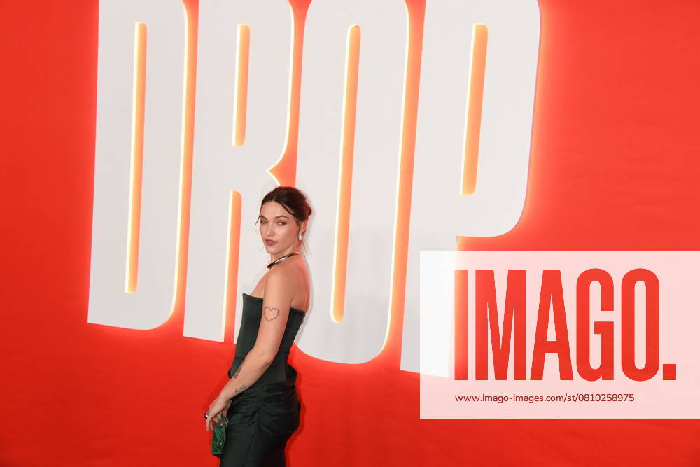 HOLLYWOOD, CALIFORNIA - APRIL 08: Violett Beane attends Universal Pictures presents the premiere of Drop at TCL Chinese Theatre on April 08, 2025 in Hollywood, California.