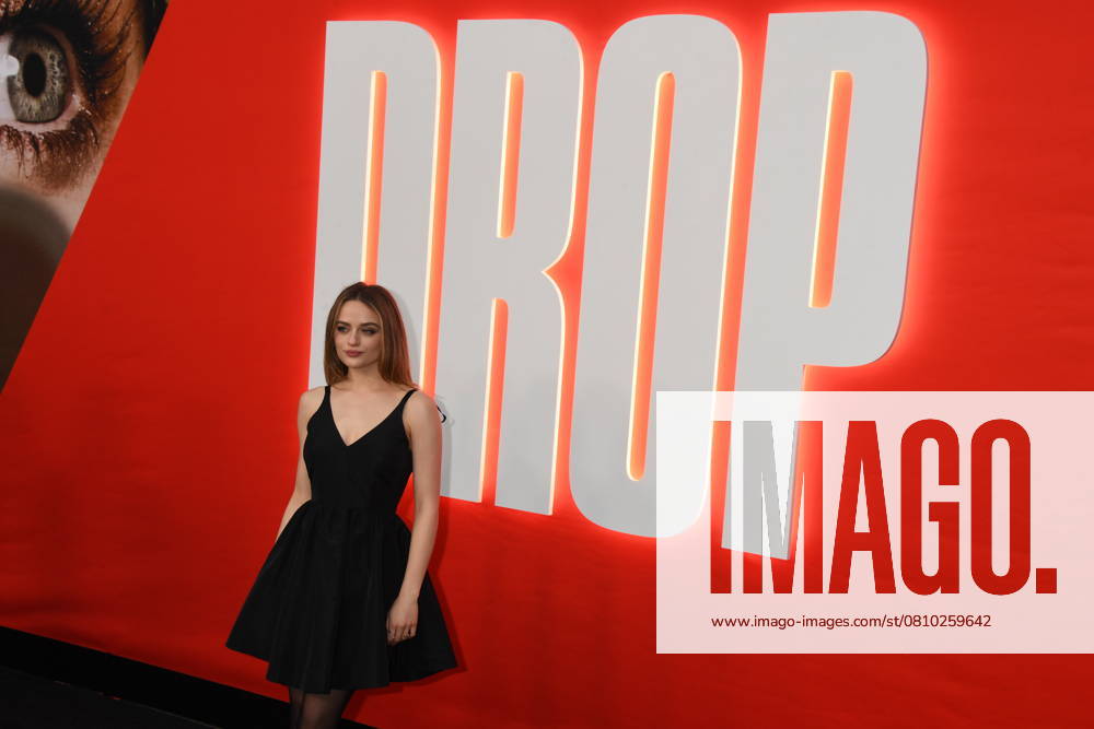 HOLLYWOOD, CALIFORNIA - APRIL 08:Joey King attends Universal Pictures presents the premiere of Drop at TCL Chinese Theatre on April 08, 2025 in Hollywood, California.