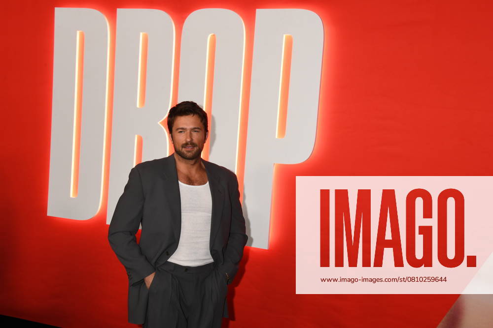 HOLLYWOOD, CALIFORNIA - APRIL 08: Brandon Sklenar attends Universal Pictures presents the premiere of Drop at TCL Chinese Theatre on April 08, 2025 in Hollywood, California.