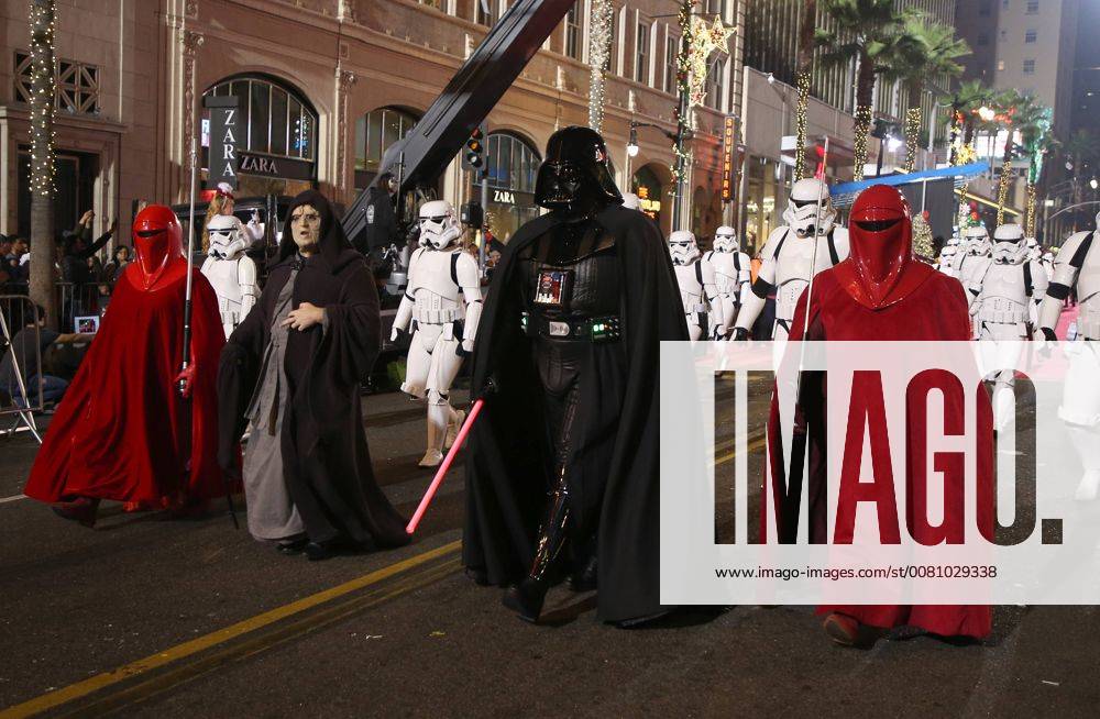 HOLLYWOOD, CA - NOVEMBER 26: Atmosphere, at 86th Annual Hollywood Christmas Parade at Hollywood Blvd in Hollywood, California on November 26, 2017.