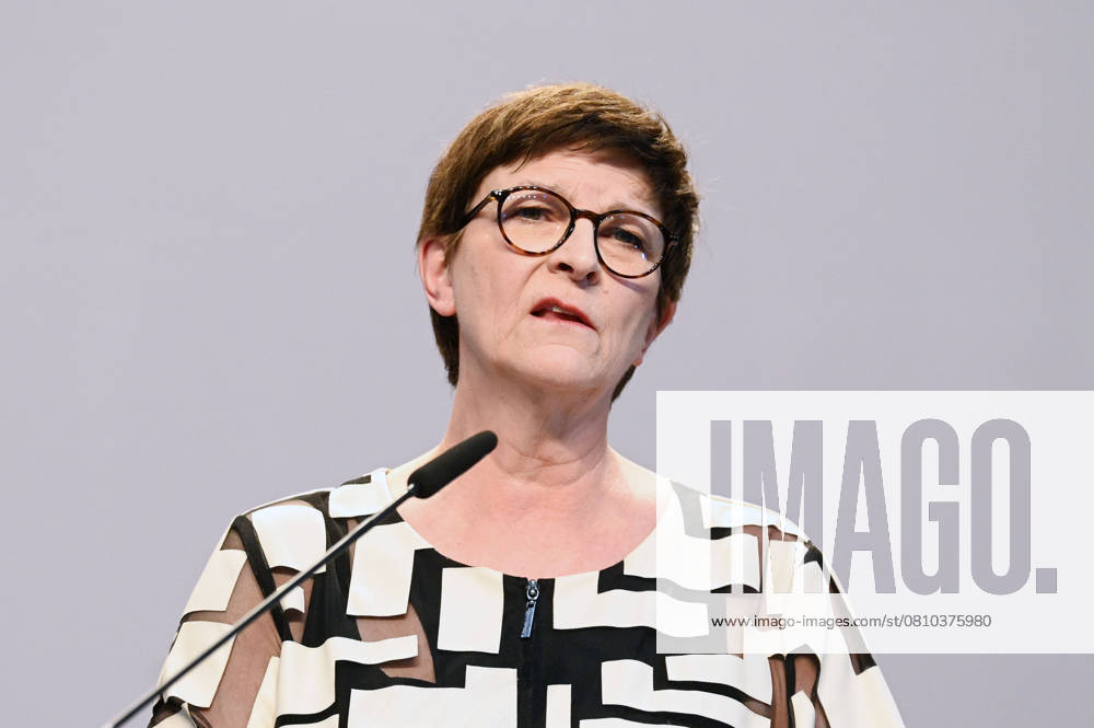 Saskia Esken at the press conference of the CDU, CSU and SPD to present the joint coalition agreement in the Paul Löbe Haus Berlin, 09 04 2025 Foto:xF.xFuturexImagex pk_koalition_5446