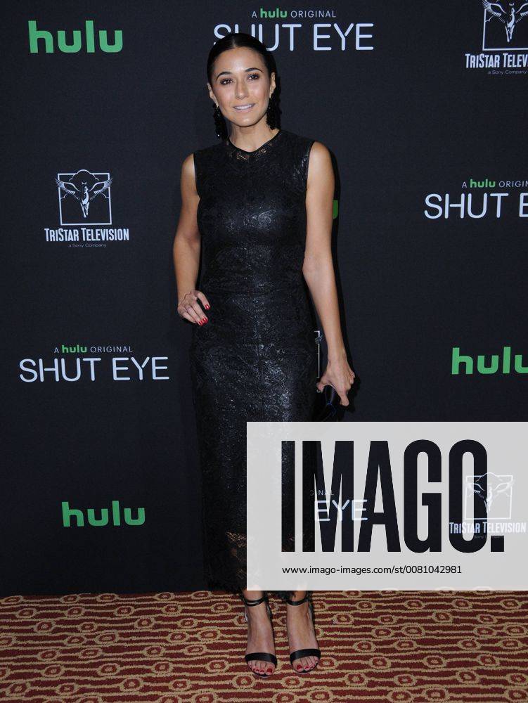 Hollywood, CA, U.S. - 28 November 2017 - Hollywood, California - Emmanuelle Chriqui. Hulu s Shut Eye Season 2 Premiere held at The Magic Castle. in Hollywood. Photo Credit: AdMedia Hollywood U.S. - ZUMAa123 20171128_zaa_a123_010