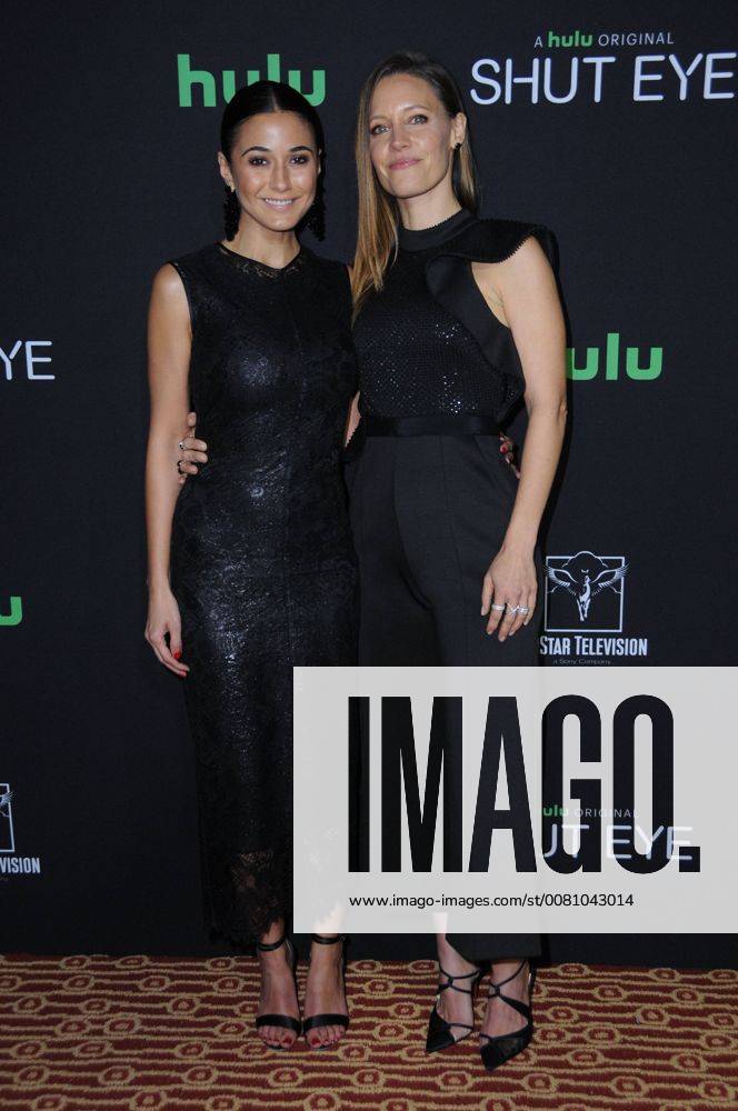 Hollywood, CA, U.S. - 28 November 2017 - Hollywood, California - Emmanuelle Chriqui, KaDee Strickland. Hulu s Shut Eye Season 2 Premiere held at The Magic Castle. in Hollywood. Photo Credit: AdMedia Hollywood U.S. - ZUMAa123 20171128_zaa_a123_025