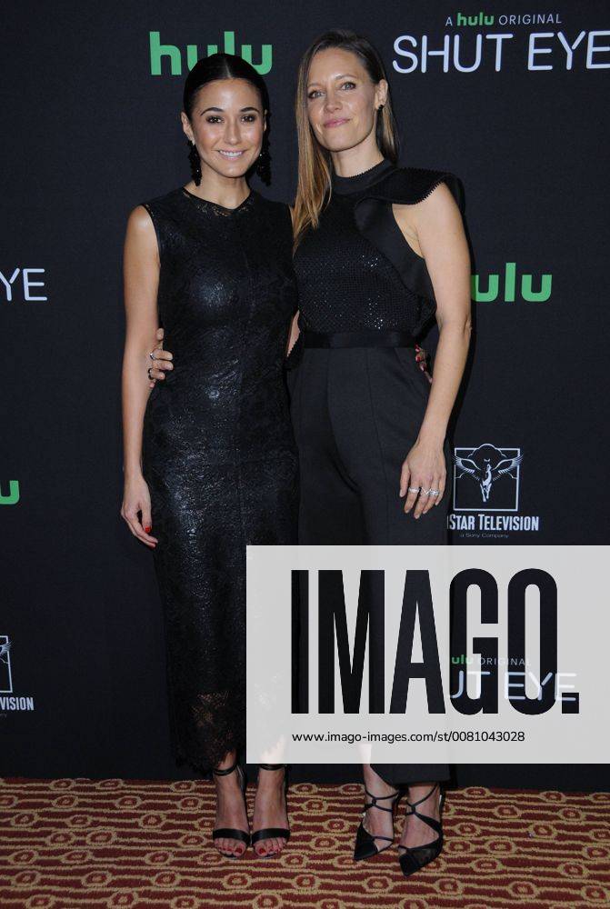 Hollywood, CA, U.S. - 28 November 2017 - Hollywood, California - Emmanuelle Chriqui, KaDee Strickland. Hulu s Shut Eye Season 2 Premiere held at The Magic Castle. in Hollywood. Photo Credit: AdMedia Hollywood U.S. - ZUMAa123 20171128_zaa_a123_031