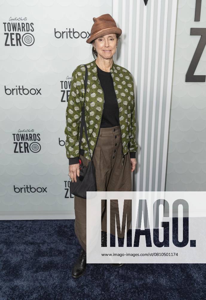 Julie Taymor attends US premiere of the BritBox Agatha Christie s Towards Zero at Metrograph in New York on April 9, 2025 New York USA - ZUMAr339 20250409_znp_r339_006