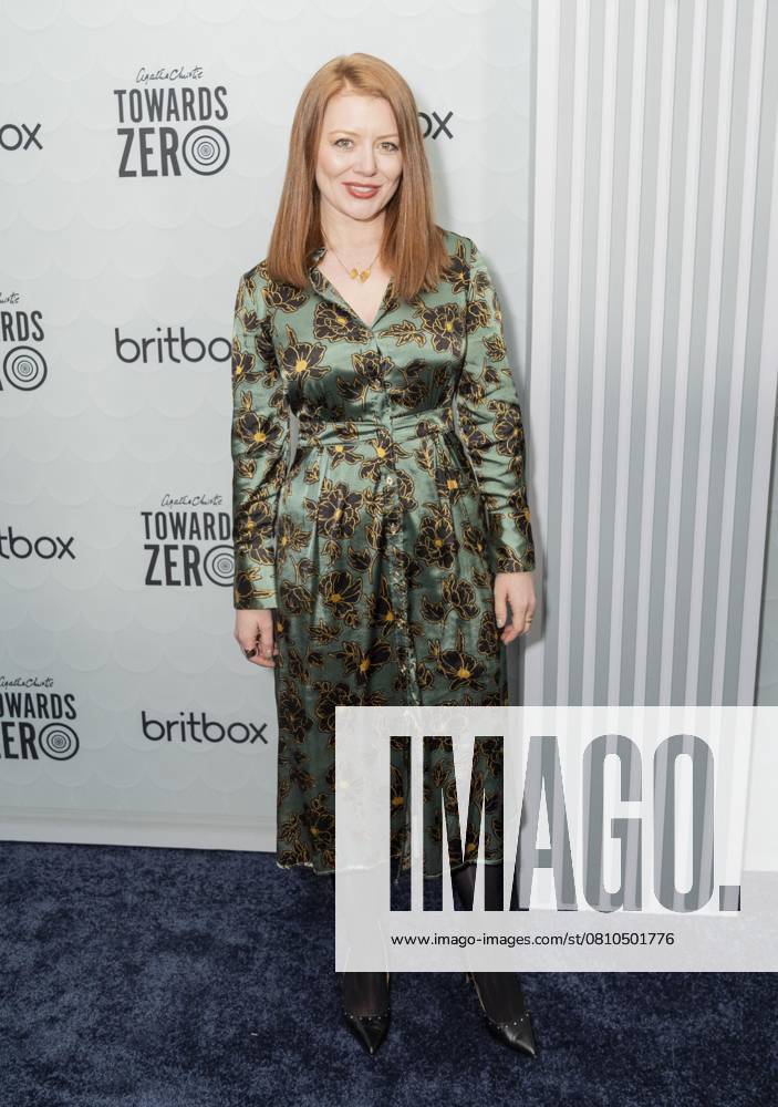 Holly Cinnamon attends US premiere of the BritBox Agatha Christie s Towards Zero at Metrograph in New York on April 9, 2025 New York USA - ZUMAr339 20250409_znp_r339_047