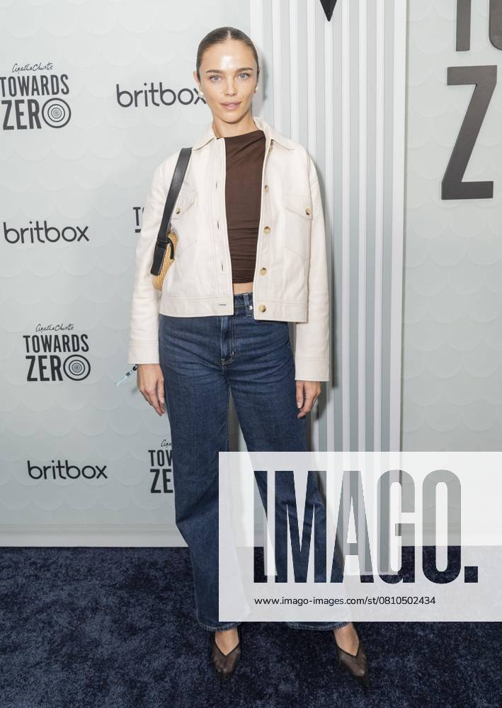 Jena Goldsack attends US premiere of the BritBox Agatha Christie s Towards Zero at Metrograph in New York on April 9, 2025 New York USA - ZUMAr339 20250409_znp_r339_067