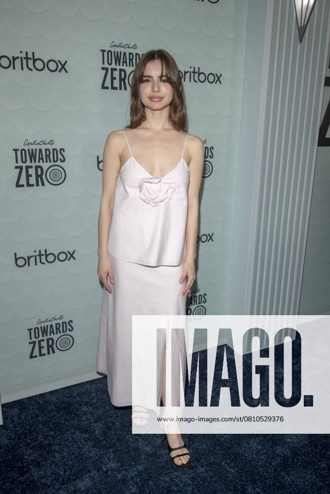 BritBox s Agatha Christie s towards Zero New York premiere in New York, USA - 09 Apr 2025 Violetta Komyshan attends Agatha Christie s Towards Zero New York premiere at Metrograph. New York United States
