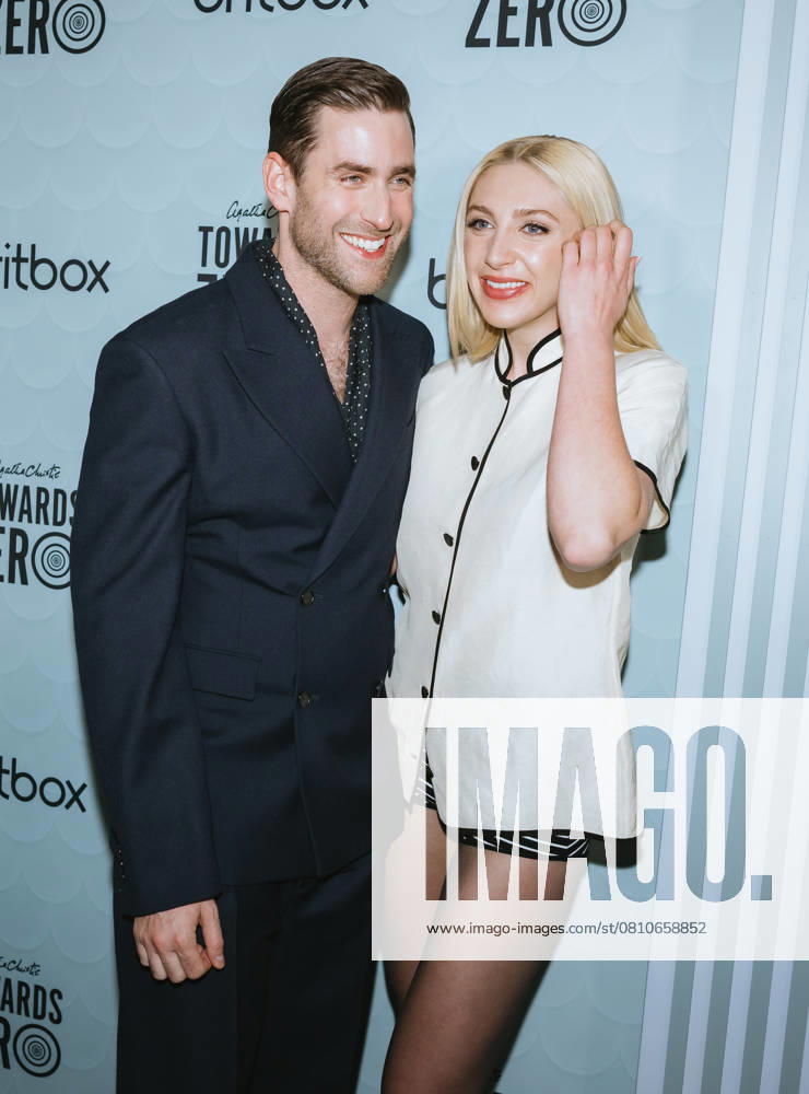 Oliver Jackson-Cohen and Ella Lily Hyland attend Towards Zero premiere at Metrograph in New York. New York USA - ZUMAp281 20250409_zea_p281_002