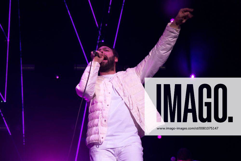 London, England, United Kingdom - British rock band Kasabian perform live at the O2 Arena in london on December 1, 2017. Kasabian are a rock band from Leicester, England, consisting of Tom Meighan (vocals), Sergio Pizzorno (guitar), Chris Edwards (bass) and Ian Matthews (drum) London United Kingdom - ZUMAn230 20171201_zaa_n230_588