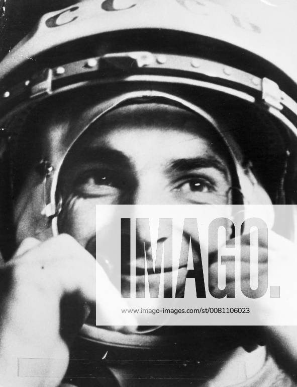 Valery Fyodorovich Bykovsky (b.1934), Soviet cosmonaut who flew three manned space mission space flights: Vostok 5, Soyuz 22, and Soyuz 31. He was also backup for Vostok 3 and Soyuz 37. 1963 Supplied By: Society for Co-operation in Russian & Soviet Studies, Russia Federation
