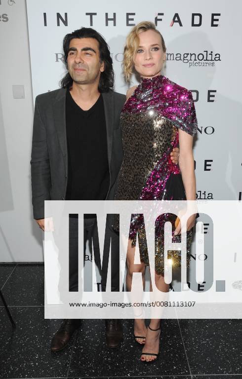 NEW YORK, NY - December 4: Diane Kruger and Director Fatih Akin attends the New York premiere for In the Fade at MoMA on December 4, 2017 in New York City.