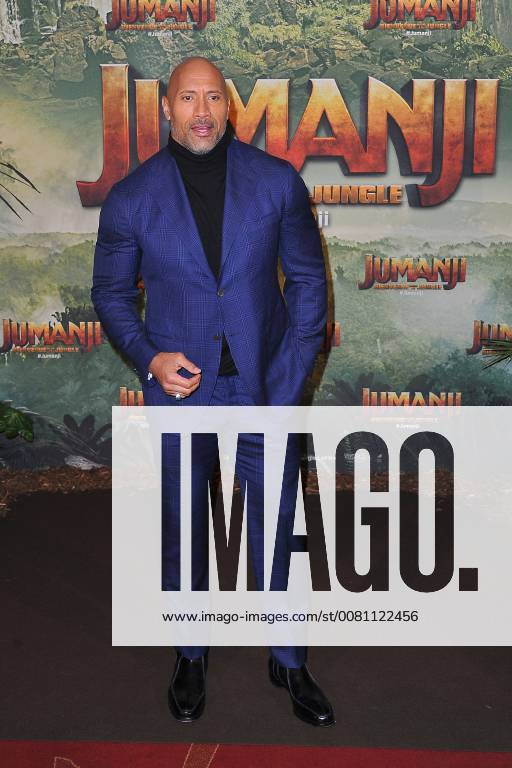 Dwayne Johnson, The Rock , attends Jumanji movie premiere at Le Grand Rex in Paris, France, on December 05, 2017. Photo by Favier E-PRESSPHOTO.COM Paris France 564599
