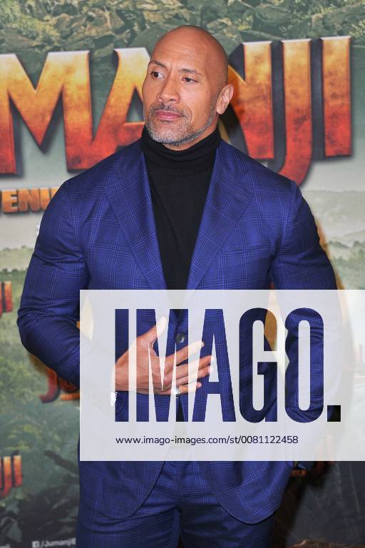 Dwayne Johnson, The Rock , attends Jumanji movie premiere at Le Grand Rex in Paris, France, on December 05, 2017. Photo by Favier E-PRESSPHOTO.COM Paris France 564599