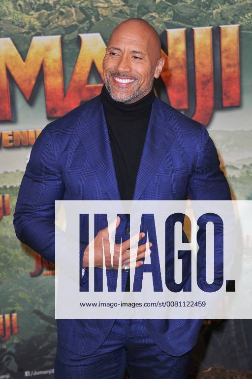Dwayne Johnson, The Rock , attends Jumanji movie premiere at Le Grand Rex in Paris, France, on December 05, 2017. Photo by Favier E-PRESSPHOTO.COM Paris France 564599
