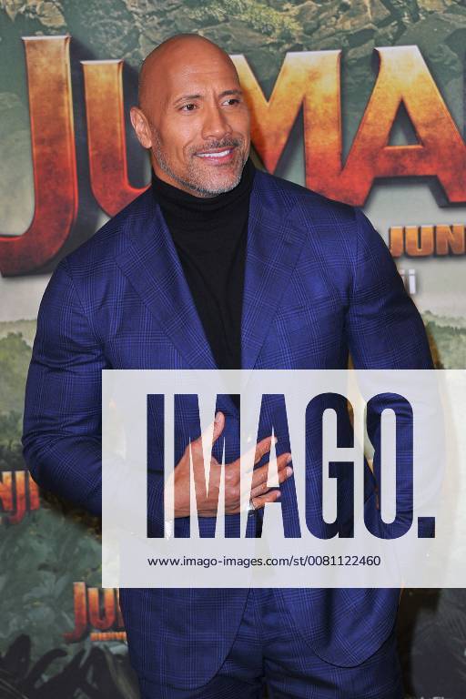 Dwayne Johnson, The Rock , attends Jumanji movie premiere at Le Grand Rex in Paris, France, on December 05, 2017. Photo by Favier E-PRESSPHOTO.COM Paris France 564599