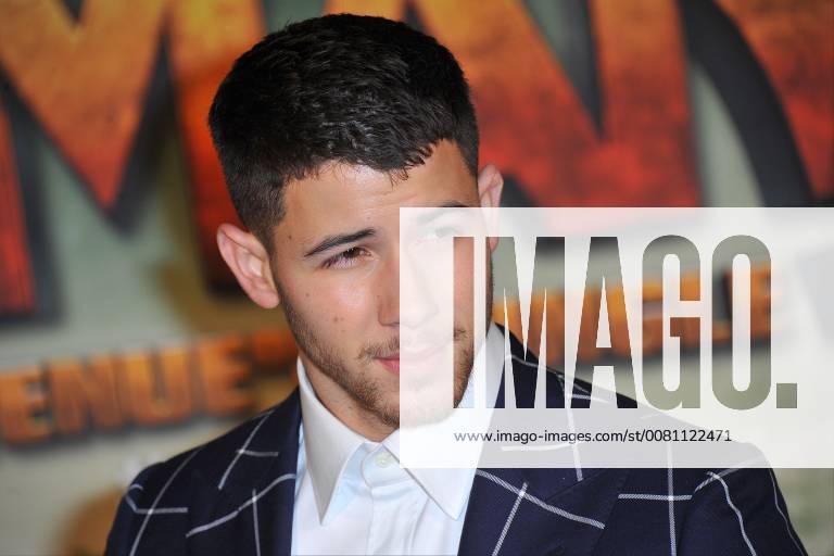 Nick Jonas attends Jumanji movie premiere at Le Grand Rex in Paris, France, on December 05, 2017. Photo by Favier E-PRESSPHOTO.COM Paris France 564599