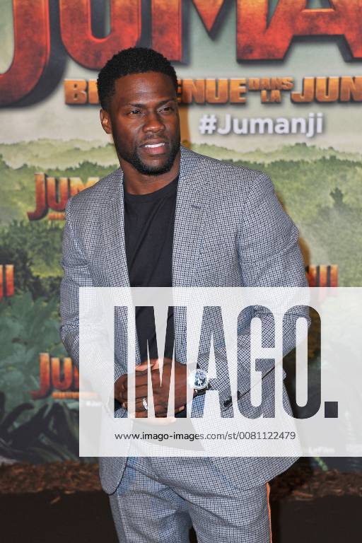 Kevin Hart attends Jumanji movie premiere at Le Grand Rex in Paris, France, on December 05, 2017. Photo by Favier E-PRESSPHOTO.COM Paris France 564599