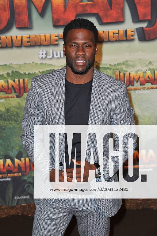 Kevin Hart attends Jumanji movie premiere at Le Grand Rex in Paris, France, on December 05, 2017. Photo by Favier E-PRESSPHOTO.COM Paris France 564599