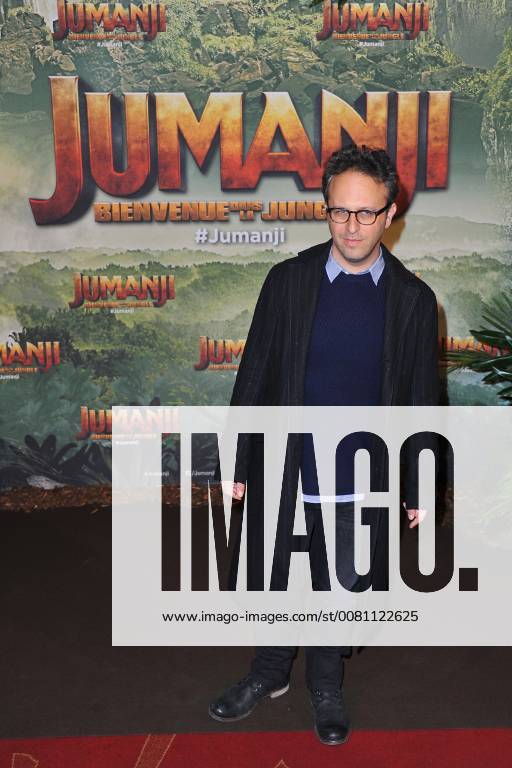 Movie director Jake Kasdan attends Jumanji movie premiere at Le Grand Rex in Paris, France, on December 05, 2017. Photo by Favier E-PRESSPHOTO.COM Paris France 564599