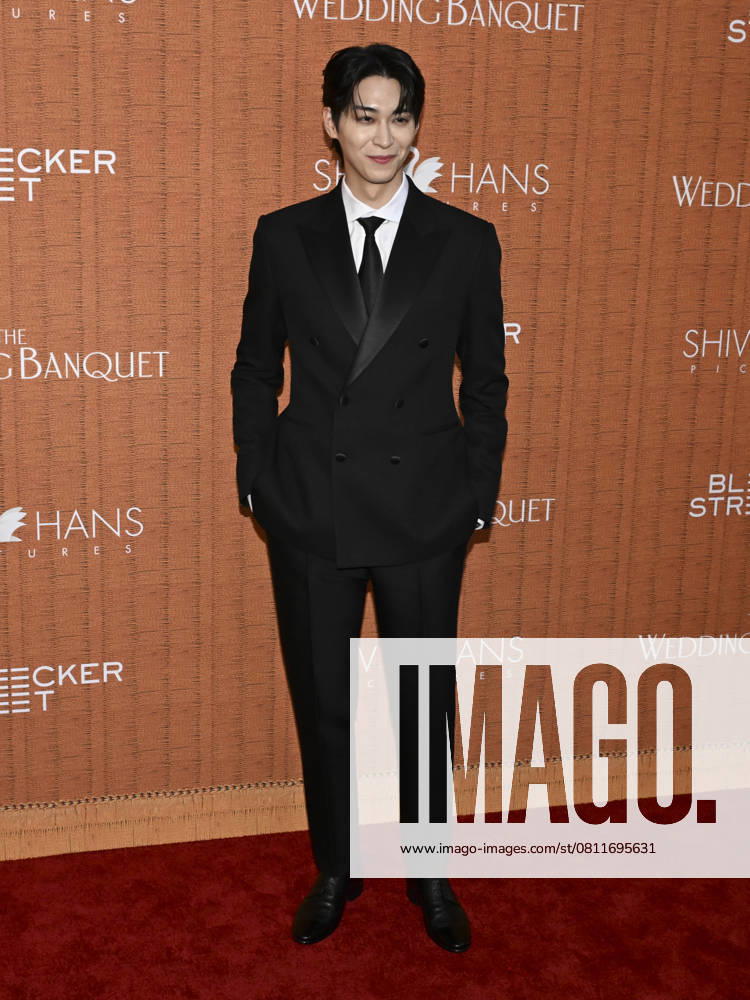 Han Gi-Chan attends The Wedding Banquet Los Angeles Premiere. Los Angeles USA - ZUMAb173 20250414_aap_b173_017