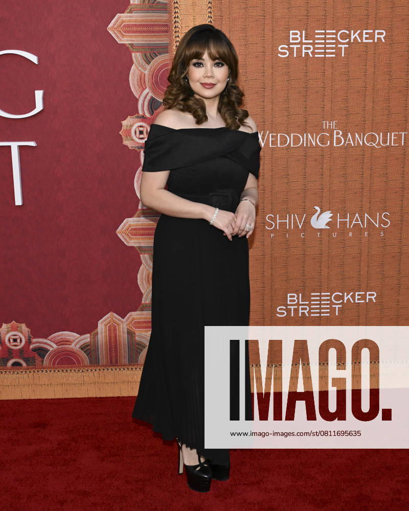 Anna Maria Perez de Tagle attends The Wedding Banquet Los Angeles Premiere. Los Angeles USA - ZUMAb173 20250414_aap_b173_021