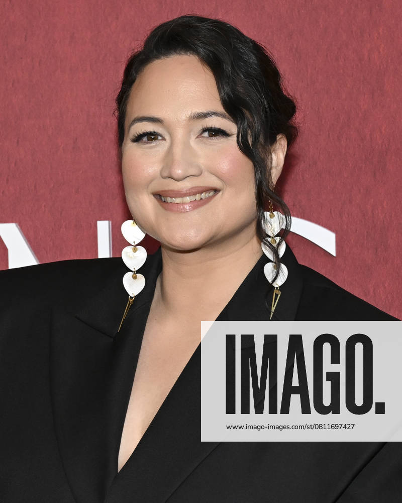 Lily Gladstone attends The Wedding Banquet Los Angeles Premiere. Los Angeles USA - ZUMAb173 20250414_aap_b173_054