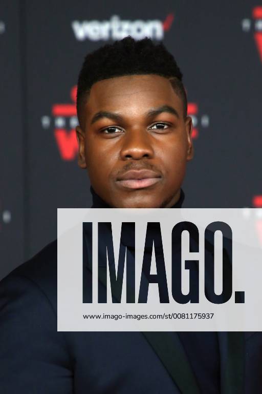 LOS ANGELES, CA - DECEMBER 9: John Boyega at the World Premiere of LucasfilmÕs Star Wars: The Last Jedi at The Shrine Auditorium in Los Angeles, California on December 9, 2017.