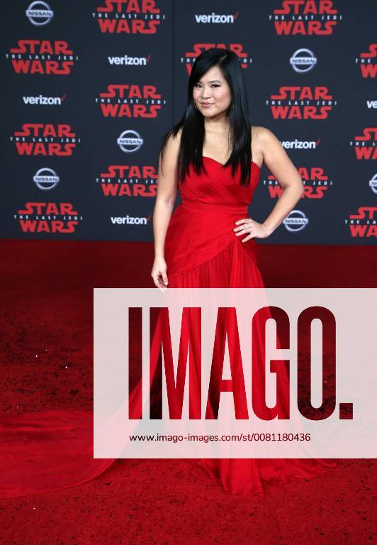LOS ANGELES, CA - DECEMBER 9: Kelly Marie Tran, at Premiere Of Disney Pictures And Lucasfilm s Star Wars: The Last Jedi at Shrine Auditorium in Los Angeles, California on December 9, 2017.