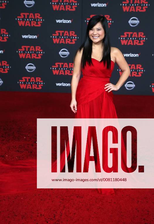 LOS ANGELES, CA - DECEMBER 9: Kelly Marie Tran, at Premiere Of Disney Pictures And Lucasfilm s Star Wars: The Last Jedi at Shrine Auditorium in Los Angeles, California on December 9, 2017.