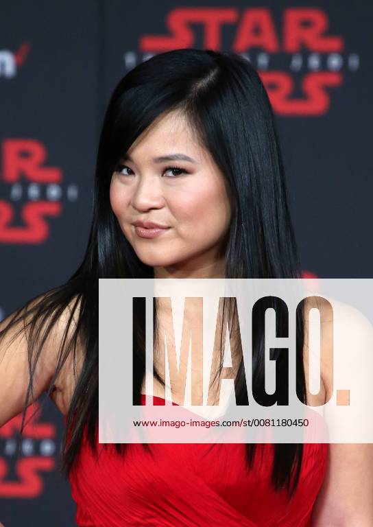 LOS ANGELES, CA - DECEMBER 9: Kelly Marie Tran, at Premiere Of Disney Pictures And Lucasfilm s Star Wars: The Last Jedi at Shrine Auditorium in Los Angeles, California on December 9, 2017.