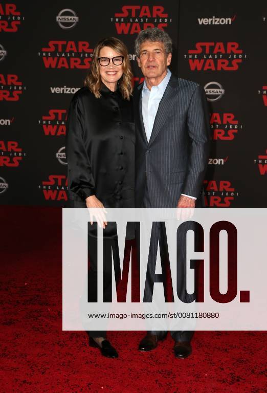 LOS ANGELES, CA - DECEMBER 9: Alan Horn, Cindy Horn, at Premiere Of Disney Pictures And Lucasfilm s Star Wars: The Last Jedi at Shrine Auditorium in Los Angeles, California on December 9, 2017.