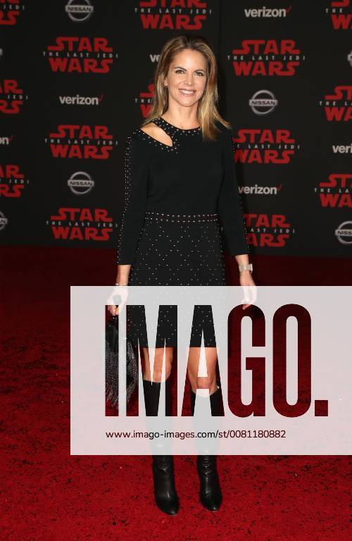 LOS ANGELES, CA - DECEMBER 9: Natalie Morales, at Premiere Of Disney Pictures And Lucasfilm s Star Wars: The Last Jedi at Shrine Auditorium in Los Angeles, California on December 9, 2017.