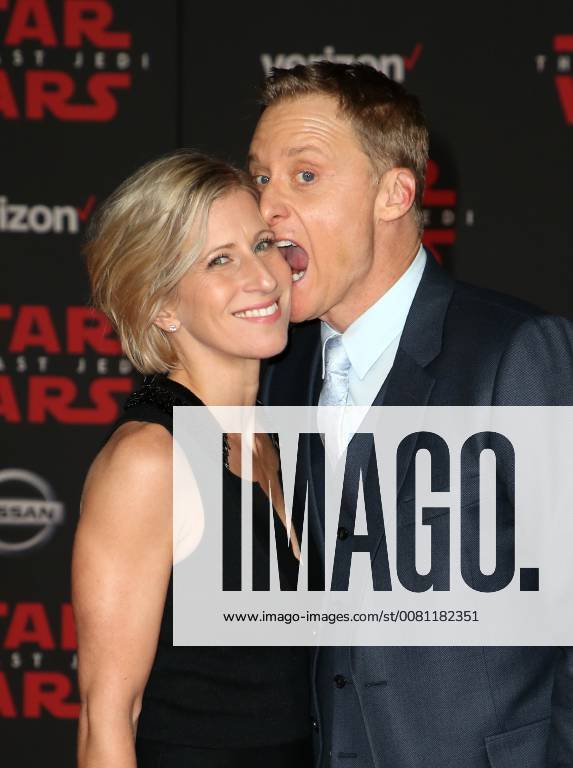 LOS ANGELES, CA - DECEMBER 9: Alan Tudyk, Charissa Barton, at Premiere Of Disney Pictures And Lucasfilm s Star Wars: The Last Jedi at Shrine Auditorium in Los Angeles, California on December 9, 2017.