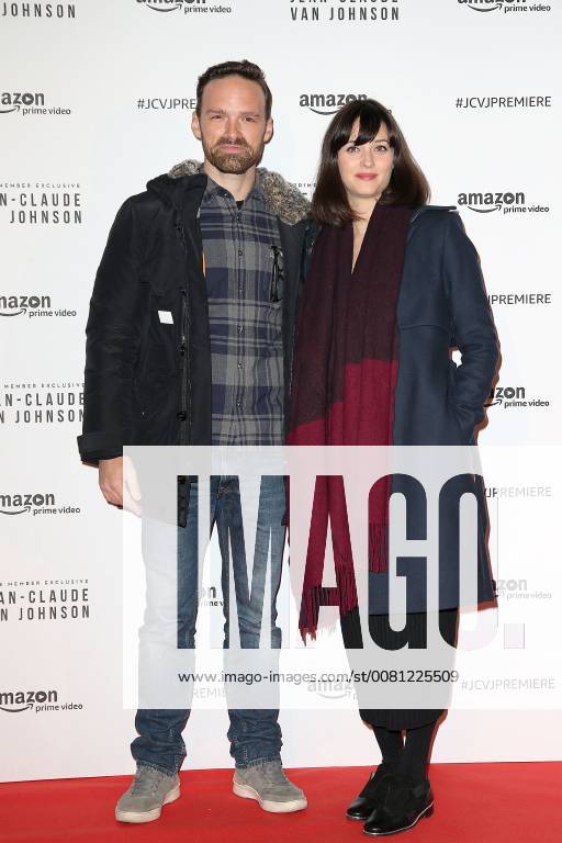 Lancement de la serie Jean Claude Van Johnson au cinema le Grand Rex a Paris. Photo: Laurent Guerin E Press Photo Alban Lenoir;Anne Serra Paris France 566112