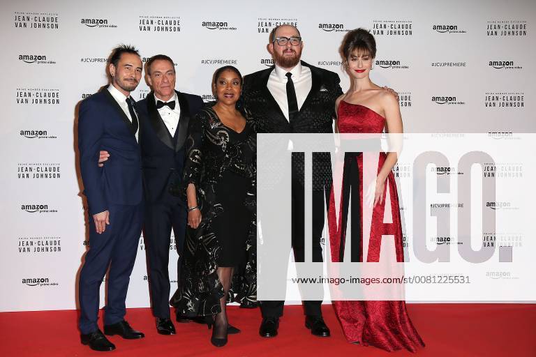 Lancement de la serie Jean Claude Van Johnson au cinema le Grand Rex a Paris. Photo: Laurent Guerin E Press Photo Jean Claude Van Damme;Phylicia Rashad;Kat Foster Paris France 566112
