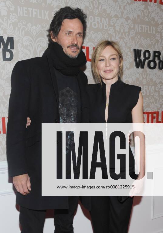 NEW YORK, NY - DECEMBER 12: Christian Camargo and Juliet Rylance attends the Wormwood New York premiere at The Campbell on December 12, 2017 in New York City.