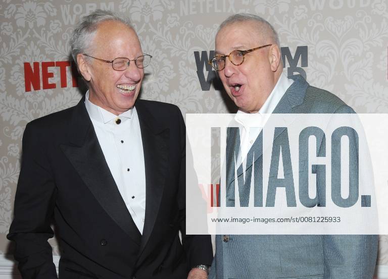 NEW YORK, NY - DECEMBER 12: Eric Olson and Errol Morris attends the Wormwood New York premiere at The Campbell on December 12, 2017 in New York City.
