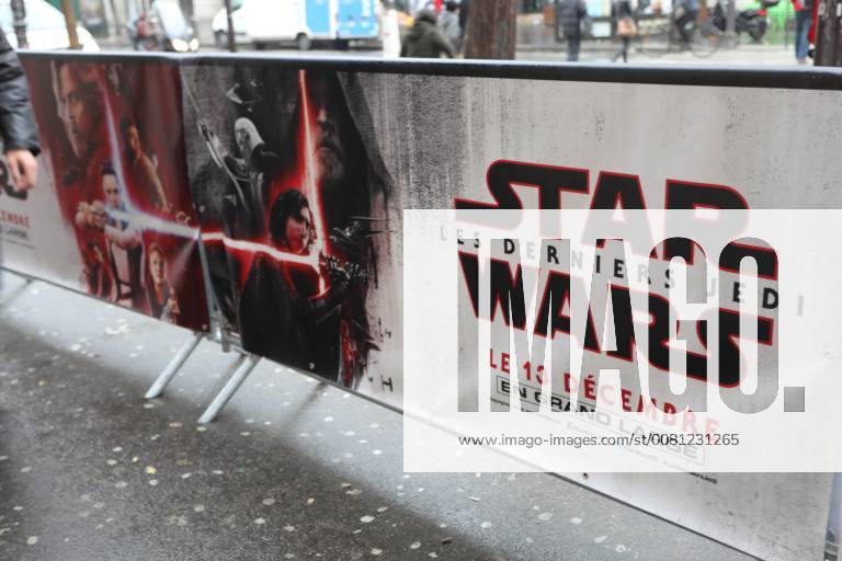 Affiche du film star wars les derniers jedi NEWS: Avant premiere Star Wars Les derniers Jedi au Grand Rex - Paris - 13 12 2017 CleaCastel Panoramic