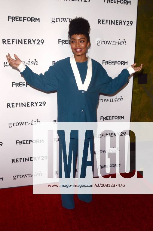 HOLLYWOOD, CA - DECEMBER 13: Yara Shahidi at the Grown-ish Premiere at Lure Nightclub in Hollywood, California on December 13, 2017.