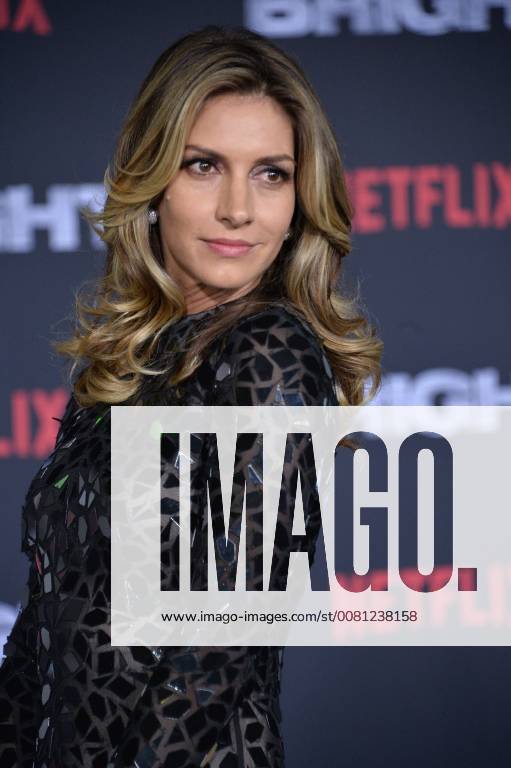 Cast member Dawn Olivieri attends the premiere of the sci-fi motion picture thriller Bright at the Regency Village Theatre in the Westwood section of Los Angeles on December 13, 2017. Storyline: Set in a world where mystical creatures live side by side with humans. A human cop is forced to work with an Orc to find a weapon everyone is prepared to kill for. LAP20171213200 JIMxRUYMEN