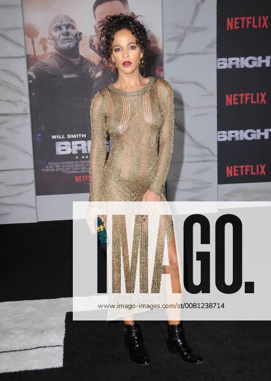 Westwood, CA, U.S. - 13 December 2017 - Westwood, California - Megalyn Echikunwoke. Netflix s Bright Los Angeles Premiere held at Regency Village Theatre in Westwood. Photo Credit: AdMedia Westwood U.S. - ZUMAa123 20171213_zaa_a123_209