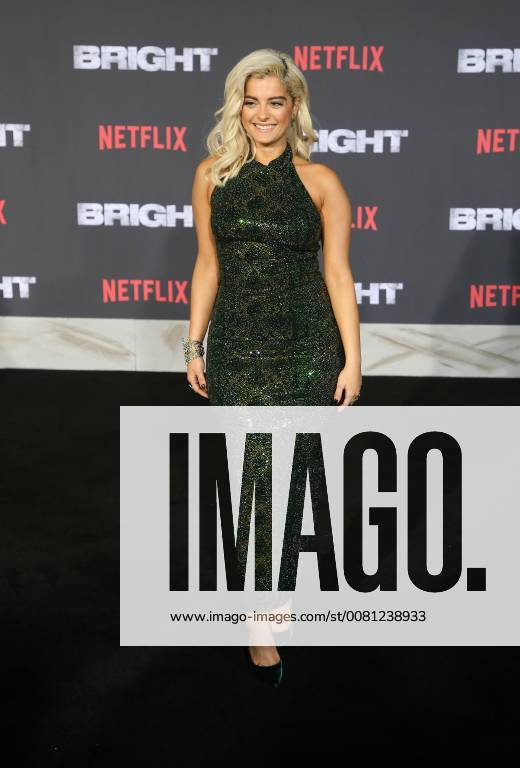 WESTWOOD, CA - DECEMBER 13: Bebe Rexha, at Premiere Of Netflix s Bright at The Regency Village Theatre, In Hollywood, California on December 13, 2017.