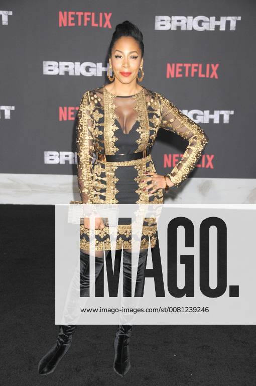 Los Angeles, California, United States - December 13th 2017 - Los Angeles, California USA - Actress NIA JERVIER at Bright Premiere held at the Regency Theater Village, Westwood, CA. Los Angeles United States - ZUMAf05_ 20171213_zaf_f05_090