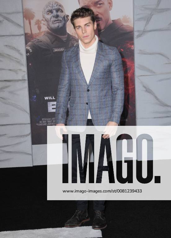 Westwood, CA, U.S. - 13 December 2017 - Westwood, California - Nolan Gerard Funk. Netflix s Bright Los Angeles Premiere held at Regency Village Theatre in Westwood. Photo Credit: AdMedia Westwood U.S. - ZUMAa123 20171213_zaa_a123_338