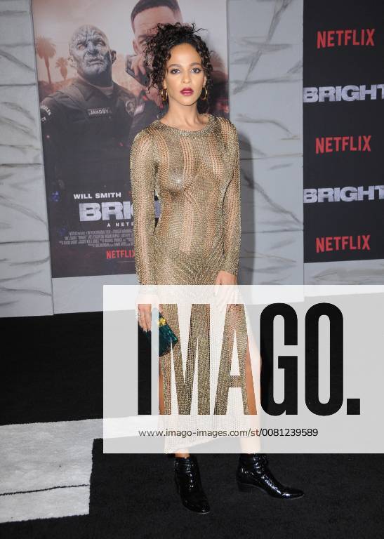 Westwood, CA, U.S. - 13 December 2017 - Westwood, California - Megalyn Echikunwoke. Netflix s Bright Los Angeles Premiere held at Regency Village Theatre in Westwood. Photo Credit: AdMedia Westwood U.S. - ZUMAa123 20171213_zaa_a123_198