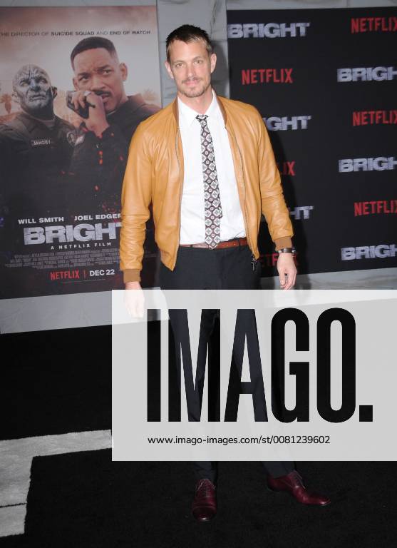 Westwood, CA, U.S. - 13 December 2017 - Westwood, California - Joel Kinnaman. Netflix s Bright Los Angeles Premiere held at Regency Village Theatre in Westwood. Photo Credit: AdMedia Westwood U.S. - ZUMAa123 20171213_zaa_a123_196
